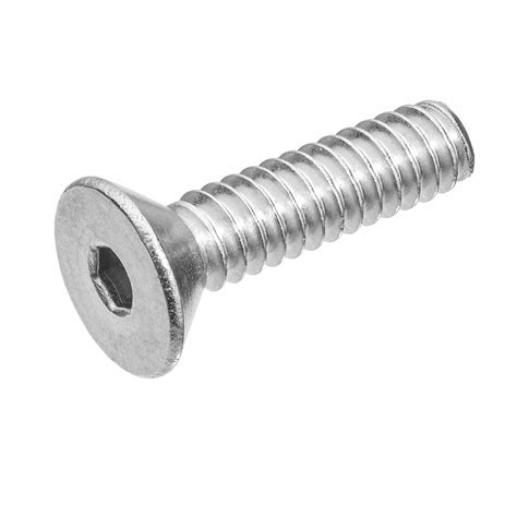 1 8 inch sheet metal bolt flat head|hex drive flat head bolts.